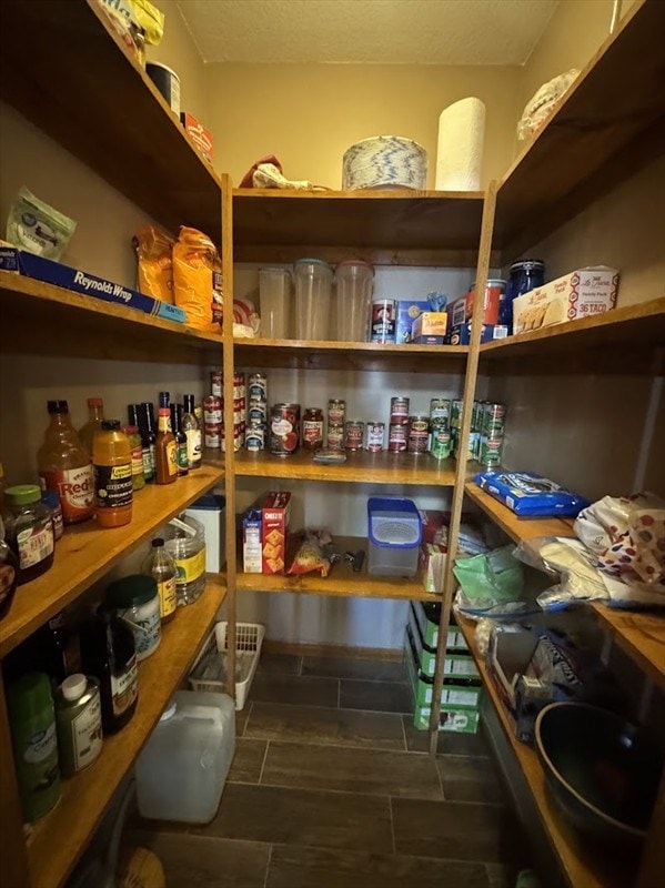 view of pantry