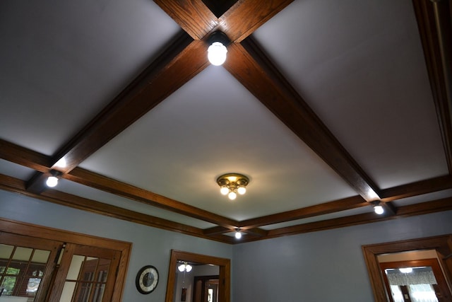 407 E Harrison St, Kirksville, MO 63501 - detailed view of beam ceiling and coffered ceiling