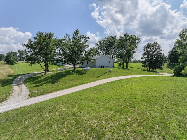 25340 SW Blvd, Bevier, MO 63532 - surrounding community featuring a lawn and curved driveway
