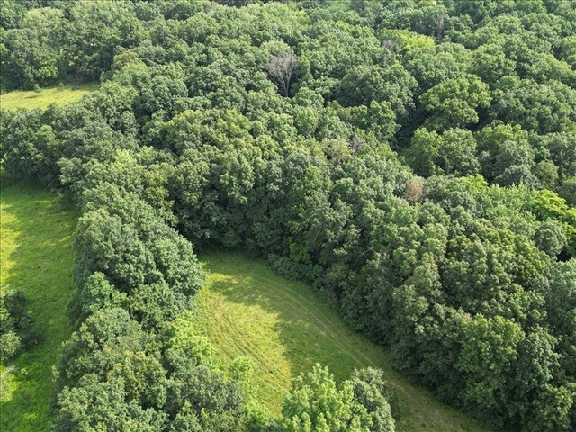 34829 State Highway C, Bevier, MO 63532 - aerial view of property and surrounding area with a forest