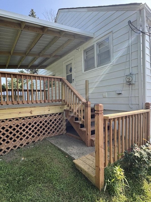 201 N Wentz, Macon, MO 63552 - view of deck
