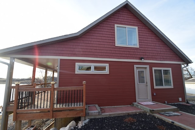 view of rear view of house