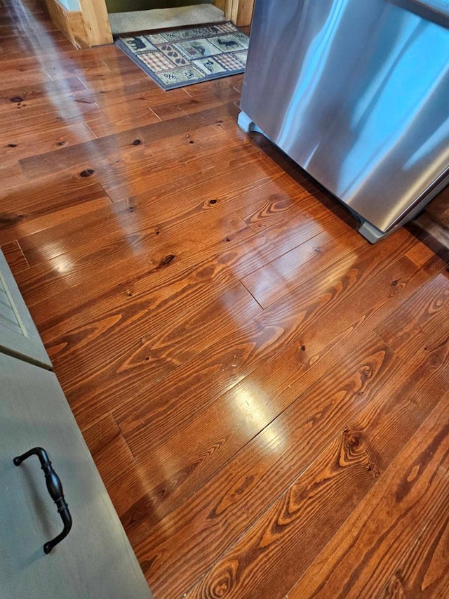 interior details featuring wood finished floors