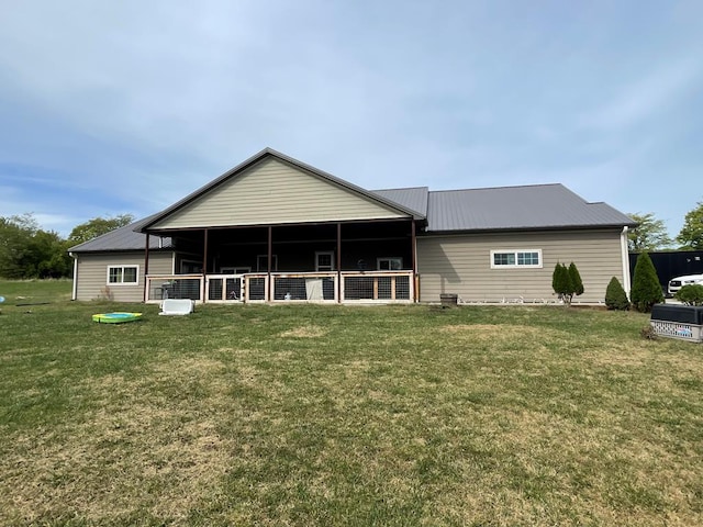 view of rear view of property