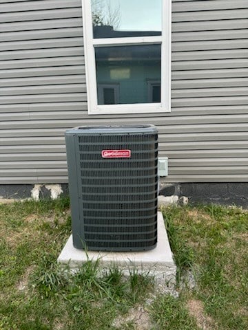 exterior details with central AC unit