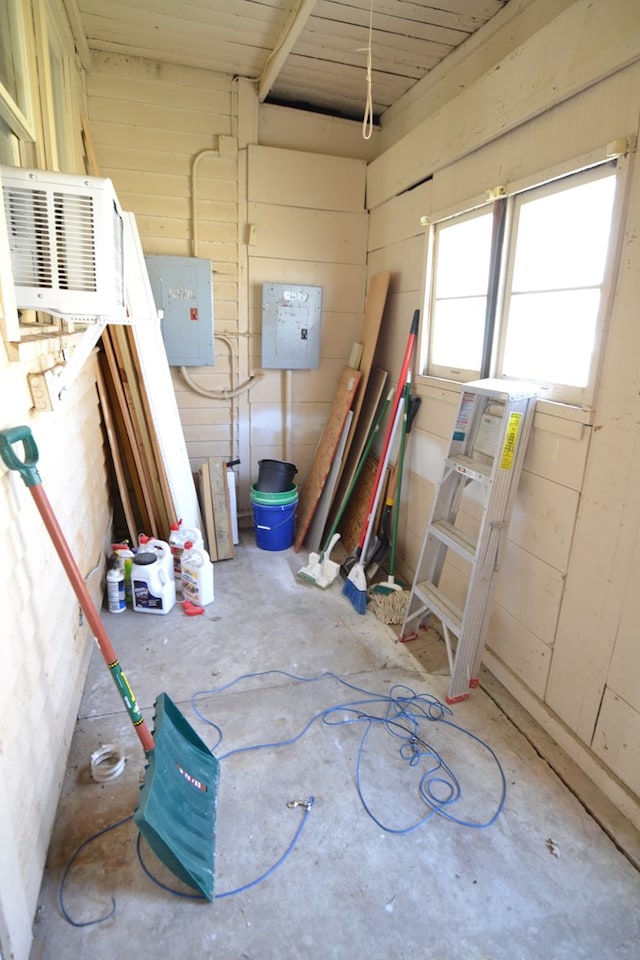 view of basement