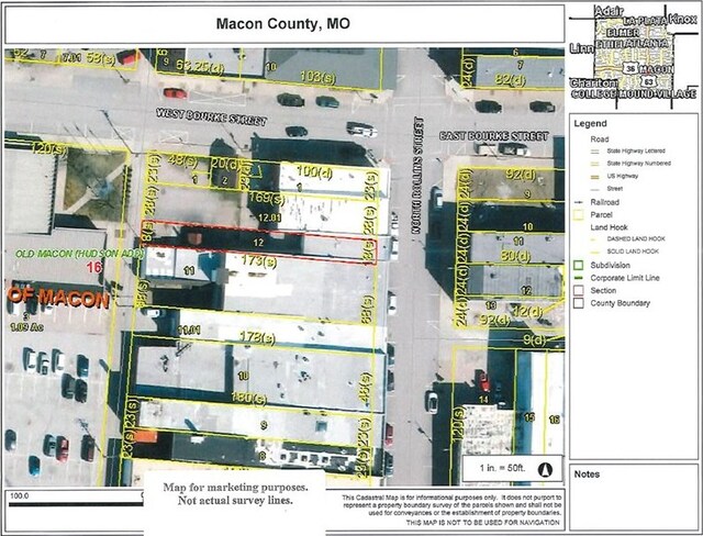 115, 117 N Rollins St, Macon, MO 63552 - map location