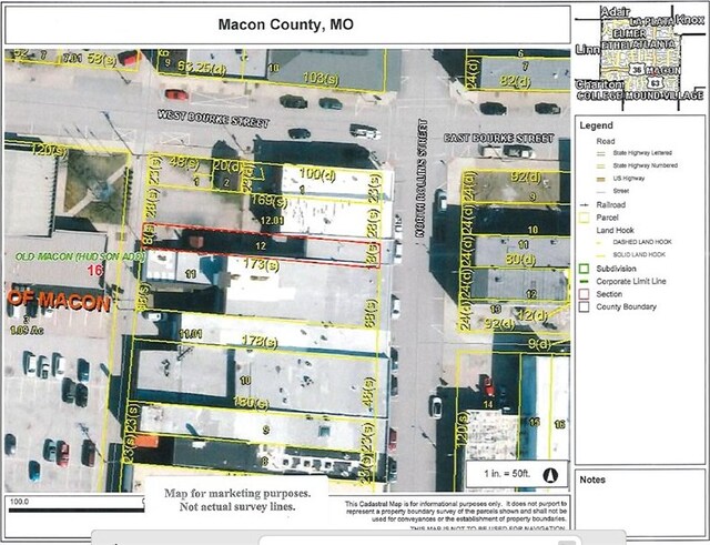 115, 117 N Rollins St, Macon, MO 63552 - map location