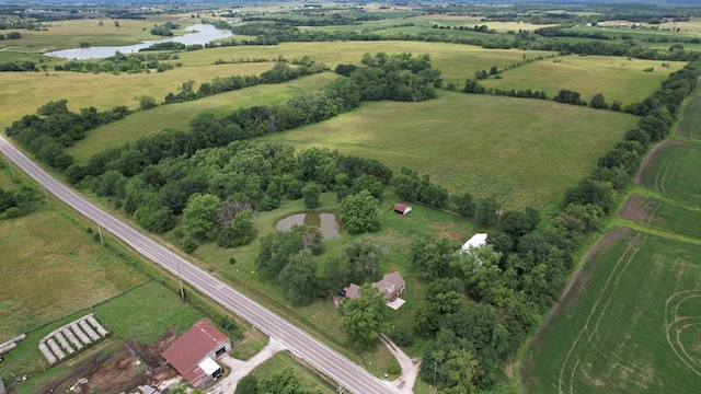 64234 Hwy 6, Green Castle, MO 63544 - aerial overview of property's location with a large body of water and rural landscape