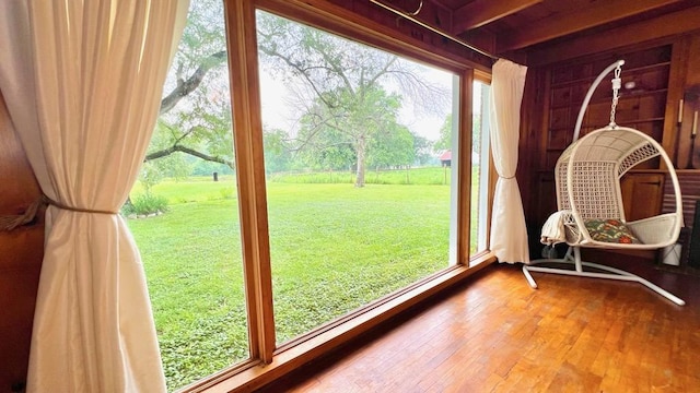 64234 Hwy 6, Green Castle, MO 63544 - entryway with plenty of natural light and wood-type flooring