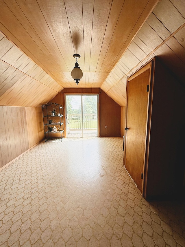 64234 Hwy 6, Green Castle, MO 63544 - bonus room featuring wood ceiling, wood walls, and vaulted ceiling