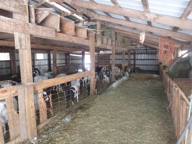 view of horse barn