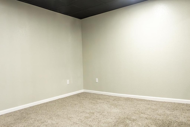 empty room with carpet floors