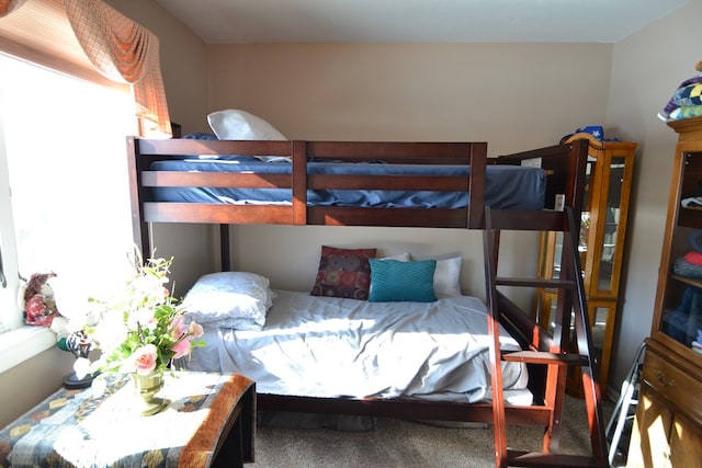 bedroom featuring carpet flooring