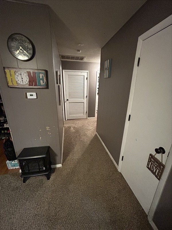 116 Adams St, Centralia, MO 65240 - hall with carpet flooring and baseboards