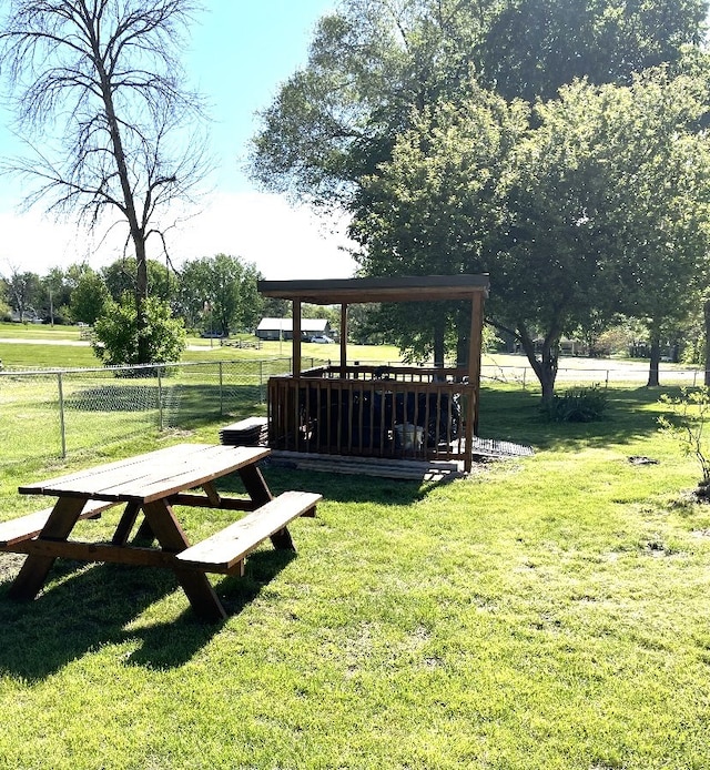 302 Mead St, Utica, MO 64686 - view of community with a yard and fence