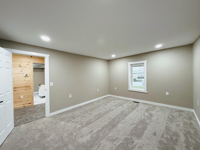 120 W Caldwell St, La Plata, MO 63549 - unfurnished room featuring carpet floors and recessed lighting