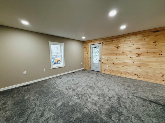 120 W Caldwell St, La Plata, MO 63549 - empty room featuring recessed lighting and carpet floors