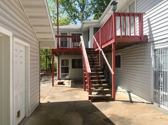 view of patio / terrace featuring a deck