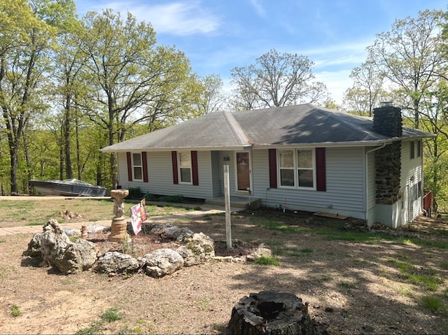 view of ranch-style home