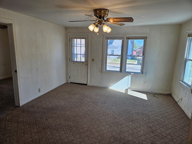 804 S Fifth St, Kirksville, MO 63501 - interior space with carpet and ceiling fan