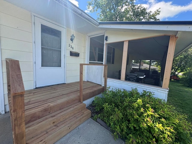236 N Maple St, Milan, MO 63556 - view of doorway to property