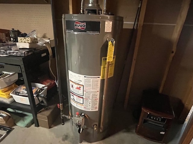 utilities featuring water heater