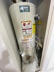utilities featuring gas water heater