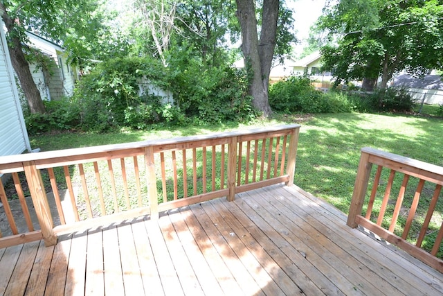 1415 E Patterson St, Kirksville, MO 63501 - deck featuring a lawn