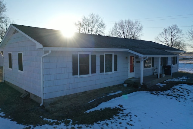 view of ranch-style house