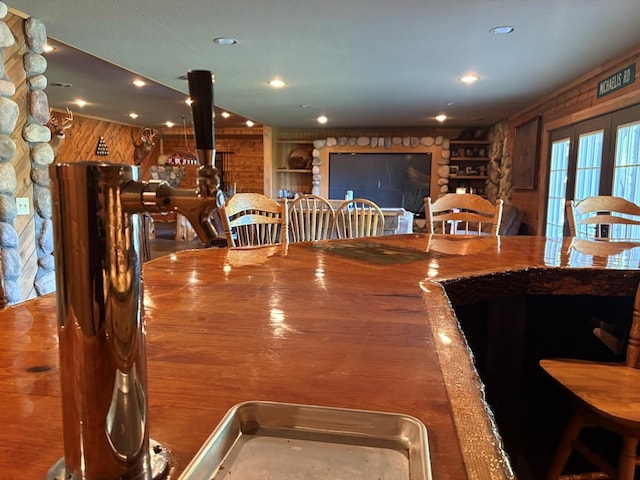11265 Biplane, Mercer, MO 64661 - dining area with wooden walls