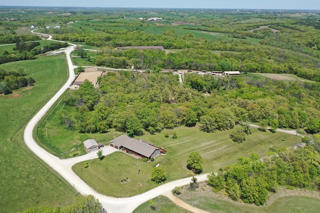 11265 Biplane, Mercer, MO 64661 - aerial view of property's location with a forest
