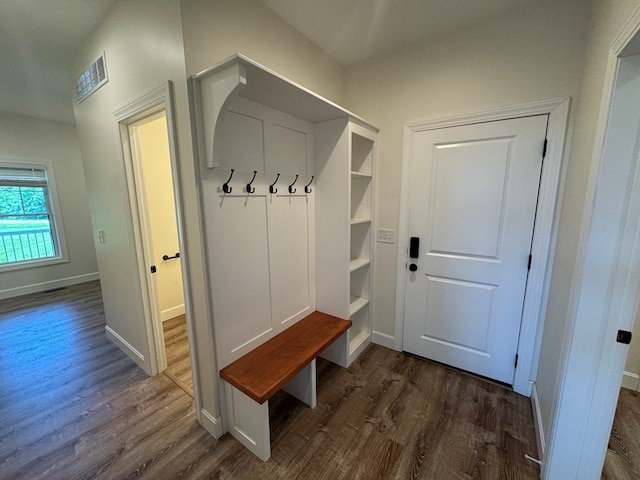 22585 State Highway K, Novinger, MO 63559 - mudroom with dark wood finished floors and baseboards