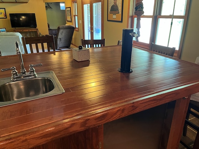 view of dining area