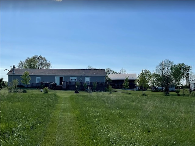 view of rear view of house