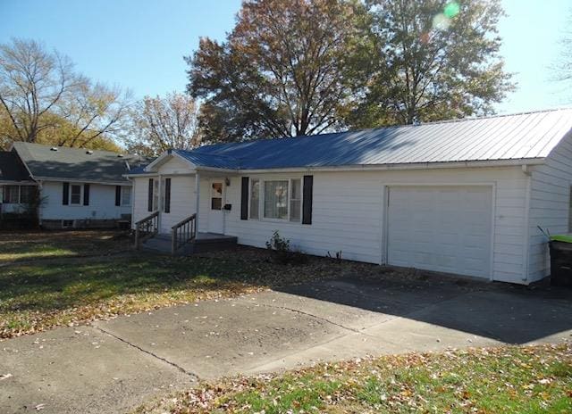 ranch-style house with a garage