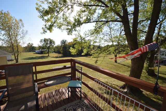 exterior space with a lawn