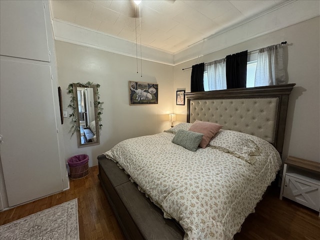 411 S Macon St, Bevier, MO 63532 - bedroom with wood finished floors