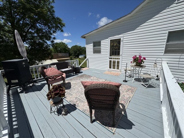 411 S Macon St, Bevier, MO 63532 - view of deck
