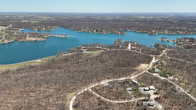 1018 Logue Ln, Keytesville, MO 65261 - bird's eye view with a water view
