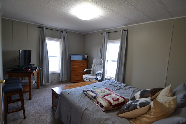 49615 Peach Rd, Milan, MO 63556 - carpeted bedroom featuring crown molding