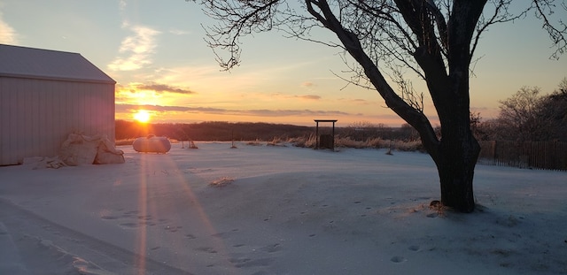 23523 State Highway Aa, Greentop, MO 63546 - view of yard covered in snow