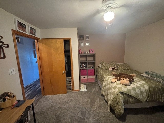 1715 E Mcpherson St, Kirksville, MO 63501 - carpeted bedroom with ceiling fan