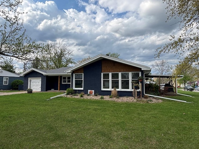 1715 E Mcpherson St, Kirksville, MO 63501 - view of front of house with concrete driveway, a chimney, covered porch, and a garage