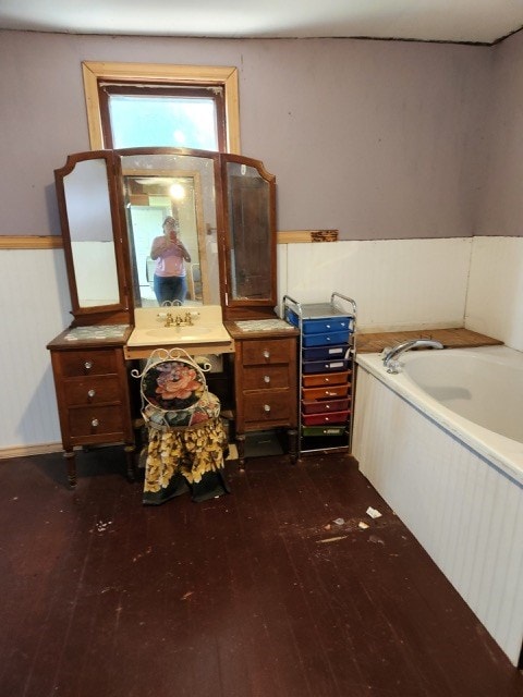 605 High St, Linneus, MO 64653 - office with dark wood-type flooring
