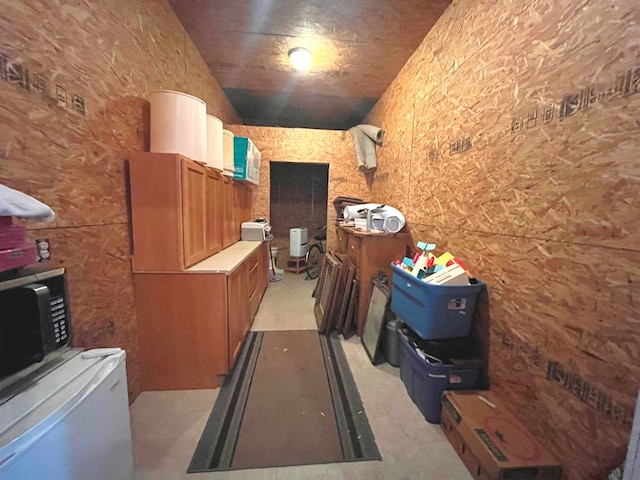 view of storage room