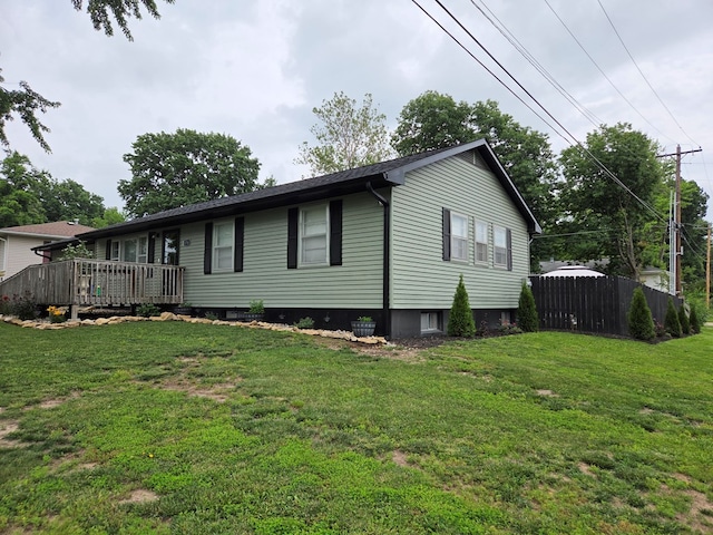 1701 Boyd, Chillicothe, MO 64601 - view of side of home with a wooden deck