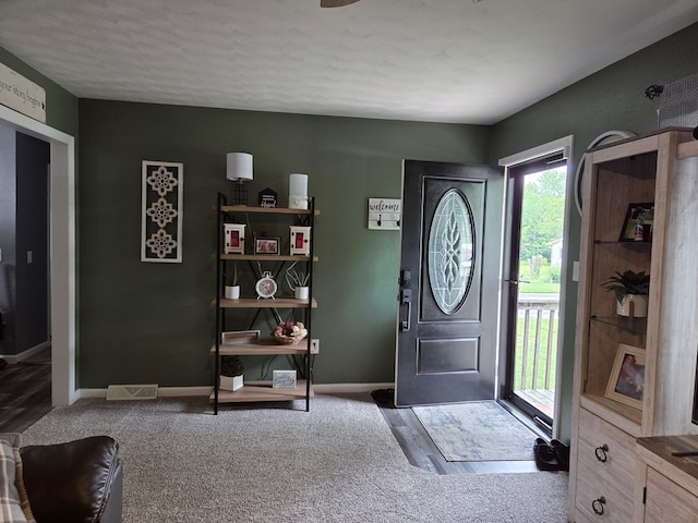 1701 Boyd, Chillicothe, MO 64601 - carpeted foyer entrance with baseboards