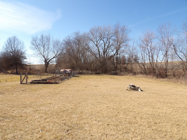 1109 Steer Creek Way, Kirksville, MO 63501 - view of yard with a garden and a rural view