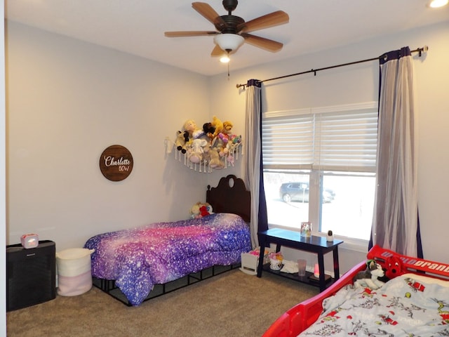 1109 Steer Creek Way, Kirksville, MO 63501 - carpeted bedroom with a ceiling fan